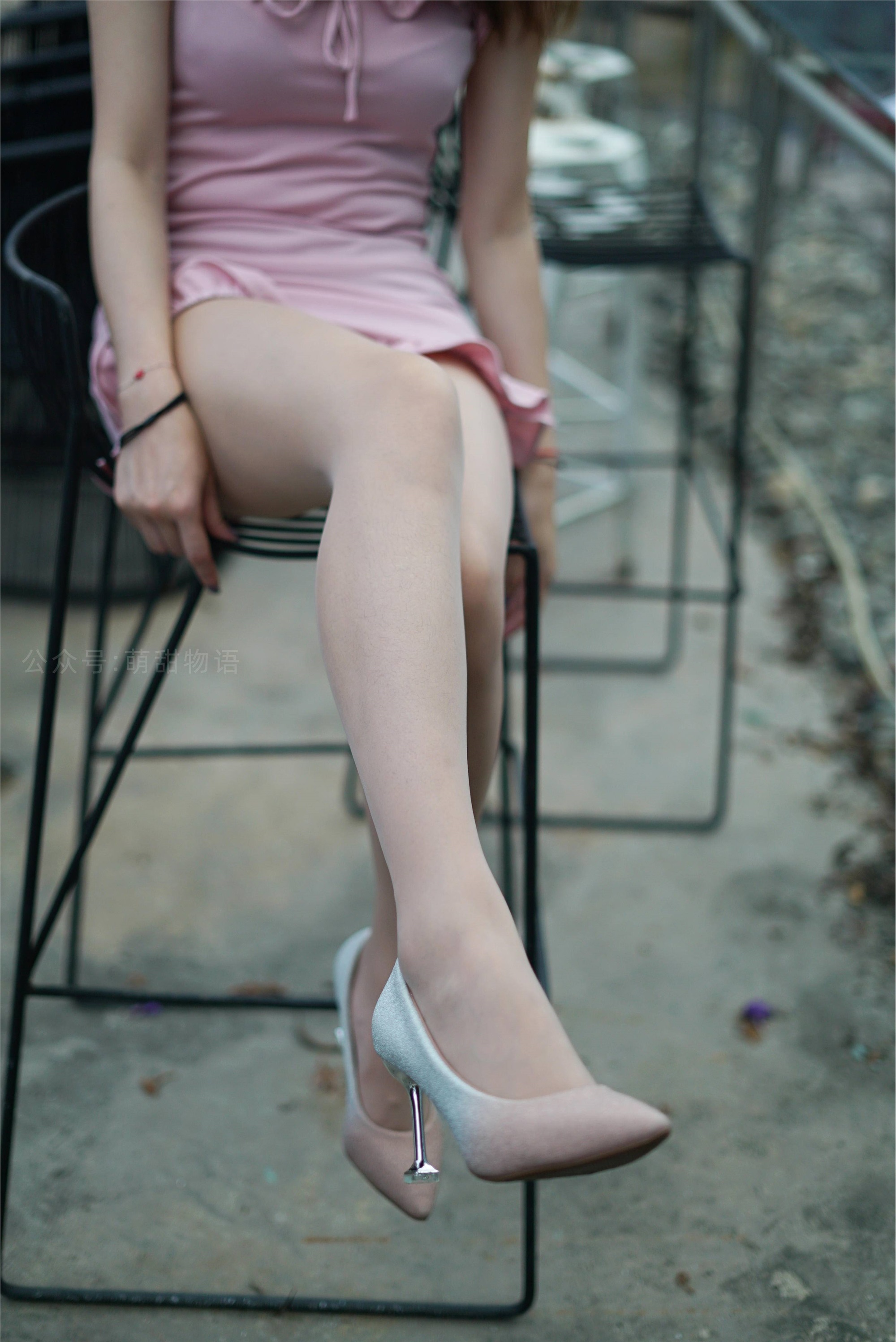 萌甜物语 XM114《粉色小短裙-抹茶》